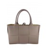 Woven shopping leather bag - BPL3610
