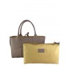 Woven shopping leather bag - BPL3610