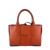 Woven shopping leather bag - BPL3610