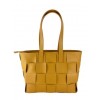 Woven smooth leather shoulder bag - BPL3603