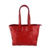 Woven smooth leather shoulder bag - BPL3603