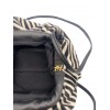 Medium zebra print pony hair pouch BPL9951