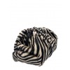 Medium zebra print pony hair pouch BPL9951