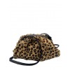 Mini pony hair leather pouch with strap BPL9950