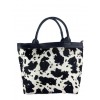 Borsa tote in pelle stampata cavallino BPL9946