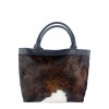 Borsa tote in pelle stampata cavallino BPL9946