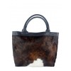Pony hair leather printed tote BPL9946