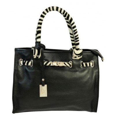 Pony hair handles leather handbag RS-BP8015