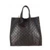 Borsa tote in morbida pelle con borchie incise BPL9923