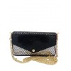 Leather pouch with chain strap BPL9051