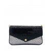 Leather pouch with chain strap BPL9051