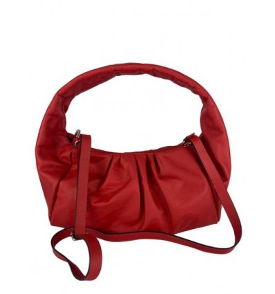 Soft leather shoulder bag BPL3377