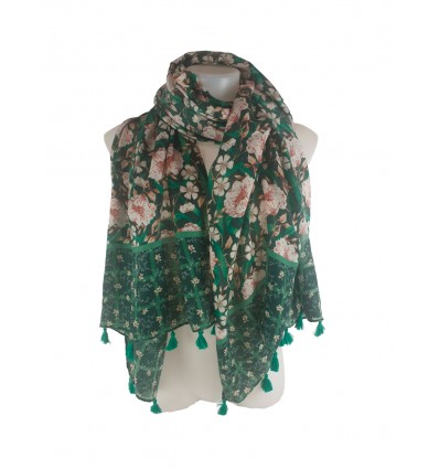 Floral Pattern Women Scarf Regina Schrecker SC-RS-6204