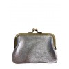 Metallic laminated leather coin purse PTC158