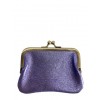 Metallic laminated leather coin purse PTC158