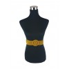 Woven suede leather belt CT005