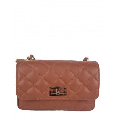 Small leather clutch with stitching BPL3611