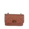 Small leather clutch with stitching BPL3611