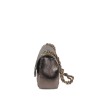Big leather clutch with stitching BPL3612