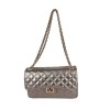 Big leather clutch with stitching BPL3612