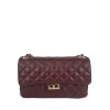 Big leather clutch with stitching BPL3612