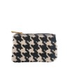 Pony hair purse with animal pattern and key chain PT8003