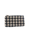 Pony hair purse with animal pattern and leather wristband PT8004