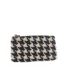 Pony hair purse with animal pattern and leather wristband PT8004