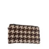 Pony hair purse with animal pattern and leather wristband PT8004