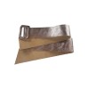 Large belt in laminated leather with buckle CT002
