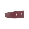 Thin leather belt with loop fastening CT003