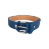 Leather belt with metallic buckle CT004