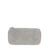 Silver rhinestone case bag BE-V4137