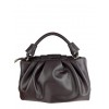 Gathered leather handbag BPL9895