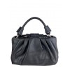 Gathered leather handbag BPL9895