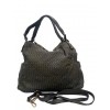 Borsa a mano in pelle vintage intrecciata BPL9979