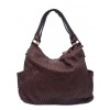 Borsa a mano in pelle vintage intrecciata BPL9979