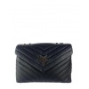 Quilted leather shoulder bag with star BPL3626