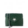 Quilted leather shoulder bag with star BPL3626