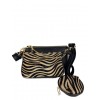 Pony hair leather and multi pochette crossbody bag BPL3628