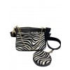 Pony hair leather and multi pochette crossbody bag BPL3628